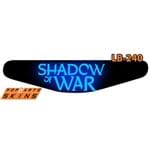 Ps4 Light Bar - Shadow Of War Adesivo Brilhoso