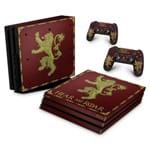 PS4 Pro Skin - Game Of Thrones Lannister Adesivo Brilhoso