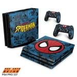 PS4 Pro Skin - Homem-Aranha Spider-Man Comics Adesivo Brilhoso