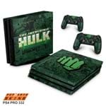 PS4 Pro Skin - Hulk Comics Adesivo Brilhoso