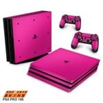 Ps4 Pro Skin - Rosa Pink Adesivo Brilhoso