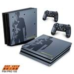 Ps4 Pro Skin - Uncharted 4 Limited Edition Adesivo Brilhoso