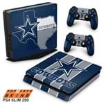 Ps4 Slim Skin - Dallas Cowboys NFL Adesivo Brilhoso