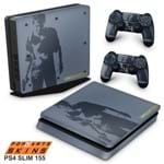 Ps4 Slim Skin - Uncharted 4 Limited Edition Adesivo Brilhoso