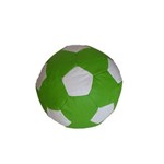 Puff Ball Futebol Infantil Pop Verde e Branco