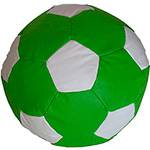 Puff Redondo Big Ball Futebol Cipaflex Verde/Branco - Stay Puff