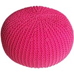 Puff Redondo Crochet Espuma Giant Ball Pink - Urban
