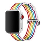 Pulseira de Nylon Tecido para Apple Watch 42/44mm - Arco Íris