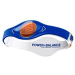 Pulseira Power Balance Game Day Series Azul com Laranja - Pp