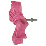 Puxador de Gaveta Laço 5x7 Resina Pink