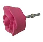 Puxador de Gaveta Rosa 4,5x4,5 Resina Pink