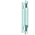 Puxador de Vidro para Portas Santorini 80 Cm Verde