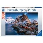 Puzzle 3000 Peças Vila Hamnoy Noruega - Ravensburger - Importado