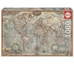 Puzzle 1000 Peças Miniatura Mapa do Mundo - Educa - Importado