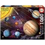 Puzzle 1000 Peças Sistema Solar - Neon - Importado