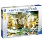 Puzzle 5000 Peças Batalha em Alto Mar - Ravensburger - Importado