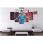 Quadro 5 Partes Lionel Messi 130cmX89cm