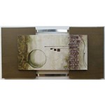 Quadro Abstrato Decorativo - Cod. 2011 - Cor: Verde 60x120cm