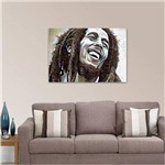 Quadro Bob Marley Art Decorativo Personalidades Decoração