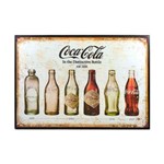 Quadro Coca Cola Decorativo 20x30 Cm Quarto Sala Moldura