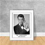 Quadro Decorativo 007 James Bond - Pierce Brosnan Quadro Personalidade 21 Branca