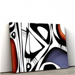 Quadro Decorativo 60x90cm Abstrato Curvas e Formas