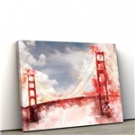 Quadro Decorativo 60x90cm Golden Gate