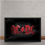 Quadro Decorativo AC DC Logo 25x35