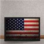 Quadro Decorativo Bandeira dos Estados Unidos 25x35