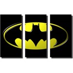 Quadro Decorativo Batman Super Heroi de Desenho Varias Peças