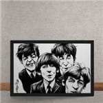 Quadro Decorativo Beatles Caricatura 25x35