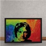 Quadro Decorativo Beatles John Lennon Aquarela 25x35
