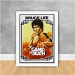 Quadro Decorativo Bruce Lee Game Of Death Filmes 20 Branca