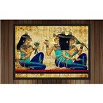 Quadro Decorativo Cidade Pirâmides Egito Papiro T05