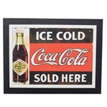 Quadro Decorativo Coca-Cola Ice Cold - 30 X 23 Cm Único Único