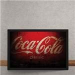 Quadro Decorativo Coca Cola Vermelho 25x35