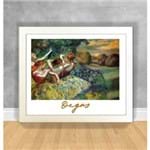 Quadro Decorativo Edgar Degas - as Quatro Bailarinas Degas Ref 03 Branca