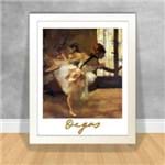 Quadro Decorativo Edgar Degas - Repetition Of The Dance Degas Ref 13 Branca