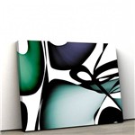Quadro Decorativo em Tela Canvas Abstrato Linhas e Curvas Vi 60x90cm