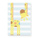 Quadro Decorativo em Tela Canvas Girafinha Infantil - 46x32,5cm