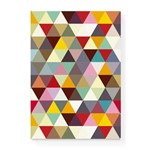 Quadro Decorativo em Tela Canvas Triangulos Pequenos - 32,5x23cm