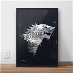 Quadro Decorativo Game Of Thrones - Winter Is Coming