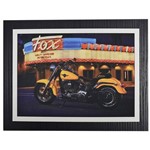 Quadro Decorativo Harley Davidson Fox - 30 X 23 Cm Único Único