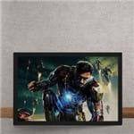 Quadro Decorativo Homem de Ferro Tony Stark Vingadores Marvel 25x35