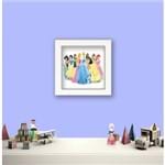Quadro Decorativo Infantil as Princesas da Disney Infantil 74 Branca