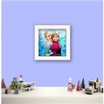 Quadro Decorativo Infantil Princesa Anna e Rainha Elsa - Frozen Infantil 59 Branca