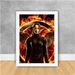 Quadro Decorativo Katniss - Jogos Vorazes Filmes 04 Branca