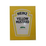 Quadro Decorativo Metal Heinz Yellow Mostarda Cor Amarelo