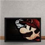 Quadro Decorativo Paper Mario Gamer 25x35