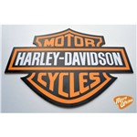 Quadro Decorativo Placa Harley Davidson Mdf 3mm